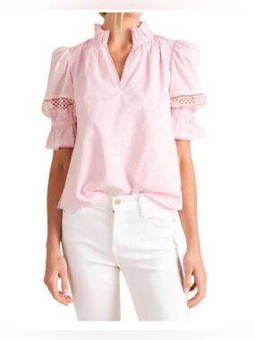 NEW ALDEN ADAIR lottie top in light pink NWT SIZE MEDIUM